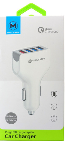 Cargador Carro 1Turbo 3Rapida PL8