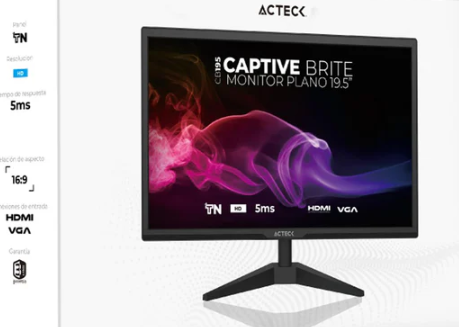 Monitor 19.5" ACTECK CAPTIVE CB195 AC-939409