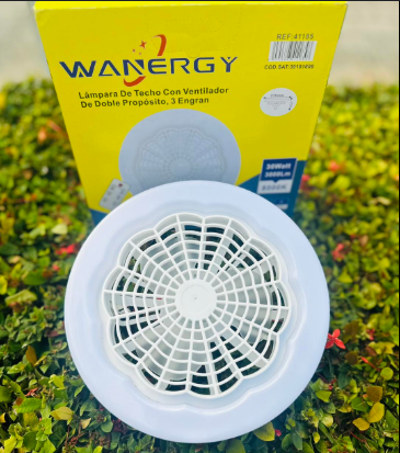 Lampara Ventilador Techo WANERGY 41185