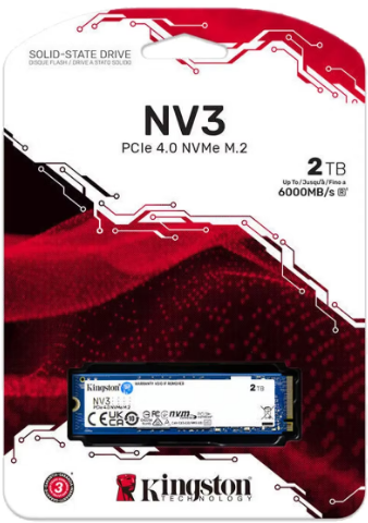 SSD Kingston 2TB NV3 PCle 4.0 NVMe M.2