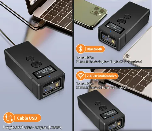 Scaner codigo de barras y QR cuadrado