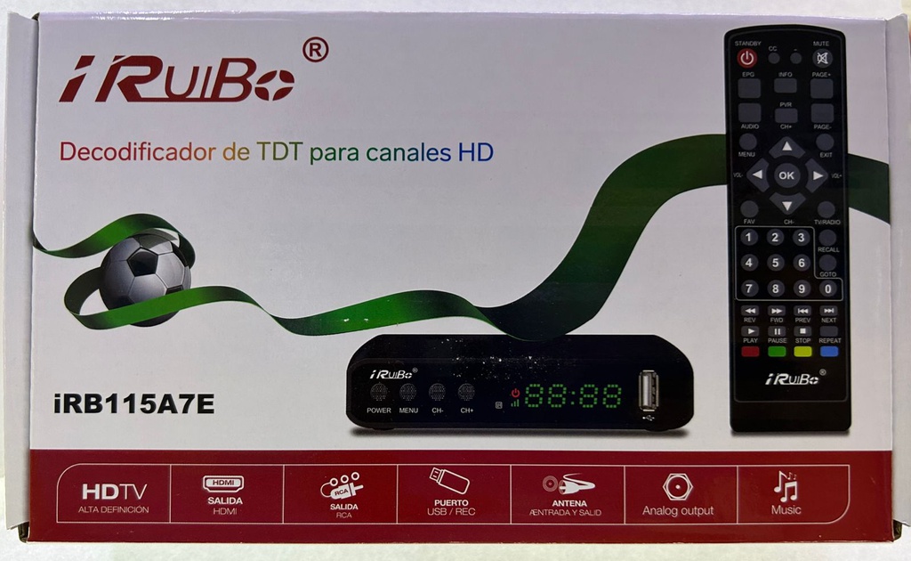 Decodificador IRUIBO IRB168A01