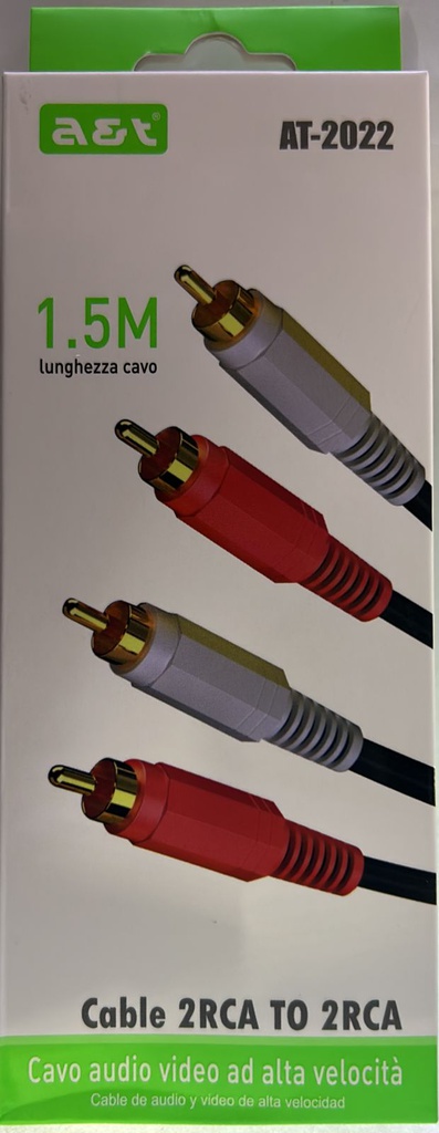 Cable RCA audio 1.5M AT-2022