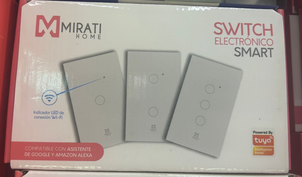 Apagador doble SMART  MIRATI
