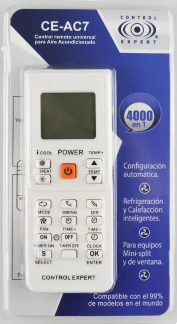 Control Universal Aire Acondicionado CE-AC7