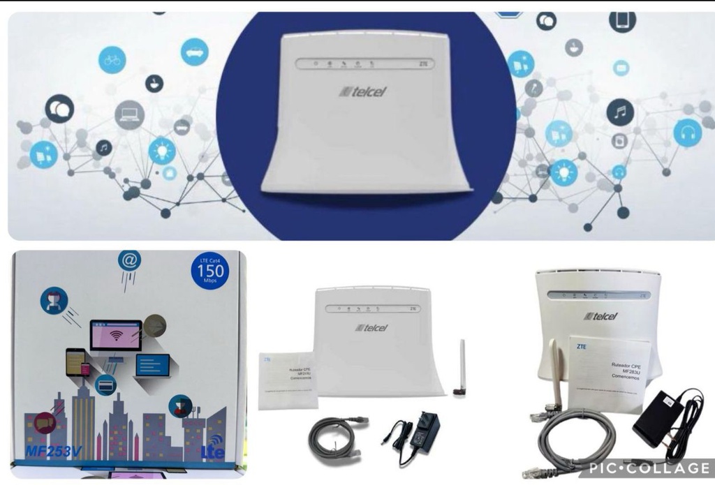Modem/Router ZTE MF253V LTE liberado
