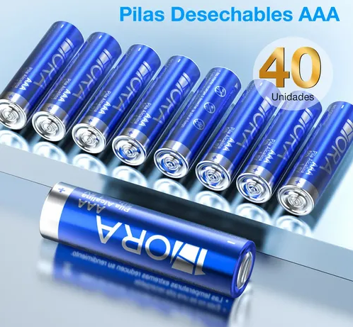 Baterias AAA GAR131 40pza