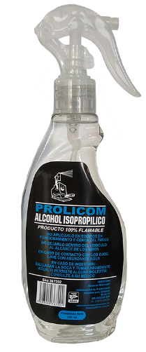 Alcohol isopropilico 250ml atomizador