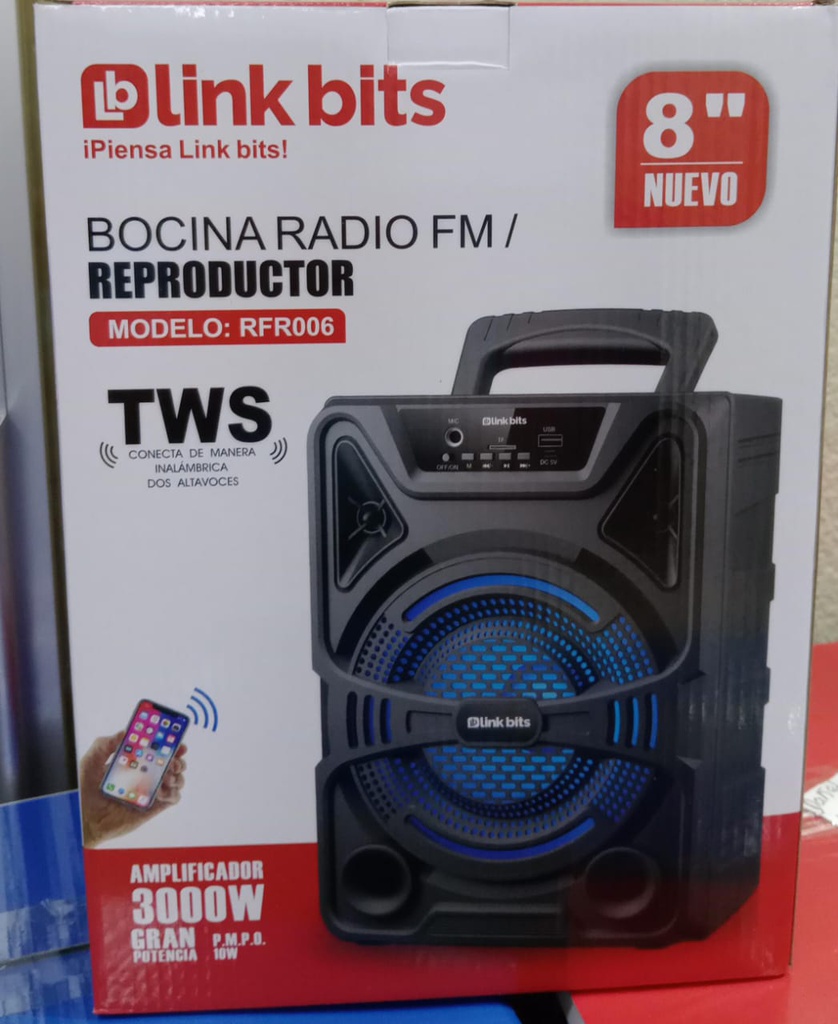 Bocina Link Bits 8" RFR006/VA880T