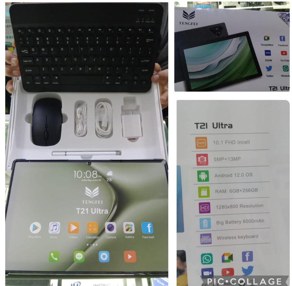 Tableta TENGFEI T21 Ultra 10"  SIM 6/256gb