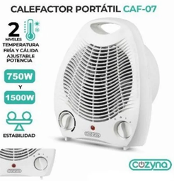 Calefactor cozyna CAF-07 1500W