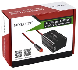 Inversor Megafire 150W 110AC