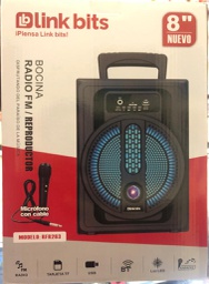 Bocina Link Bits 8" con microfono RFR263/SA8056T