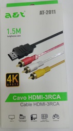 Cable HDMI-3RCA AT-2011