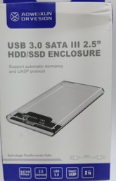 Gabinete transparente AOWEIXUN disco duro 2.5" 11538